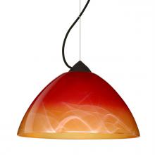 Besa Lighting 1KX-4201SL-BK - Besa Tessa Pendant Solare Black 1x75W MAX E26 Base