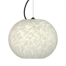 Besa Lighting 1KX-477619-BK - Besa Luna Pendant Carrera Black 1x100W MAX E26 Base