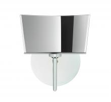 Besa Lighting 1SW-6773MR-LED-CR - Besa Groove Wall 1SW Mirror-Frost Chrome 1x5W LED