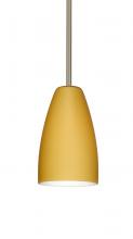 Besa Lighting 1TT-1511VM-LED-SN - Besa Riva 9 LED Pendant 1Tt Vanilla Matte Satin Nickel 1x9W LED