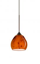 Besa Lighting 1XC-5605HB-BR - Besa Pendant Tay Tay Bronze Habanero 1x50W Halogen