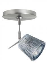 Besa Lighting 1SP-514500-SN - Besa Spotlight Nico 3 Satin Nickel Clear Stone 1x50W Halogen Mr16