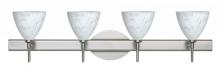 Besa Lighting 4SW-177919-SN - Besa Wall Mia Satin Nickel Carrera 4x40W G9