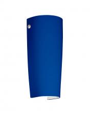 Besa Lighting 7041CM-LED-PN - Besa Tomas LED Wall Cobalt Blue Matte Polished Nickel 1x8W LED