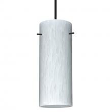 Besa Lighting J-412319-BK - Besa Stilo 10 Pendant For Multiport Canopy Black Carrera 1x100W MAX E26 Base