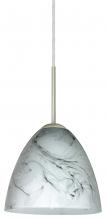 Besa Lighting J-4470MG-LED-SN - Besa Vila LED Pendant For Multiport Canopy Marble Grigio Satin Nickel 1x9W LED