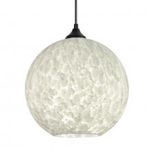 Besa Lighting OP-COCO1219-BK - Besa Coco 12 Pendant, Carrera, Black Finish, 1x60W E26 Base