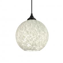 Besa Lighting OP-COCO819-BK - Besa Coco 8 Pendant, Carrera, Black Finish, 1x60W E26 Base