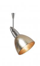 Besa Lighting SP-1758GF-18-SN - Besa Spotlight With 18" Stem Divi Satin Nickel Gold Foil 1x50W Halogen Mr16