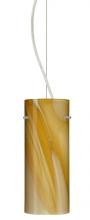 Besa Lighting 1KX-4123HN-SN - Besa Stilo 10 Cable Pendant Honey Satin Nickel 1x100W A19