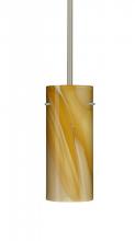 Besa Lighting 1TT-4123HN-LED-SN - Besa Stilo 10 LED Pendant Honey Satin Nickel 1x9W LED