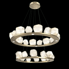 Hammerton CHB0039-2B-HB-A-CA1-L1 - Two Tier Gem Ring Chandelier-2B