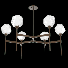 Hammerton CHB0039-39-FB-C-001-L3 - Gem Round Belvedere Chandelier-39-Flat Bronze