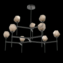 Hammerton CHB0039-55-MB-B-001-L3 - Gem Round Belvedere Chandelier-55-Matte Black