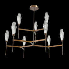 Hammerton CHB0049-54-FB-RS-001-L3 - Aalto Round Belvedere Chandelier-54-Flat Bronze