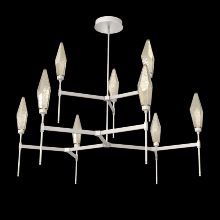 Hammerton CHB0050-54-BS-CB-001-L3 - Rock Crystal Round Belvedere Chandelier-54-Metallic Beige Silver