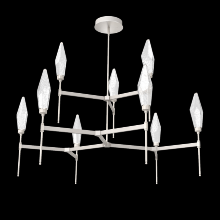 Hammerton CHB0050-54-BS-CC-001-L3 - Rock Crystal Round Belvedere Chandelier-54-Metallic Beige Silver