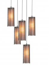 Hammerton CHB0020-09-CS-F-C01-L3 - Downtown Mesh Square 9pc Multi-Pendant