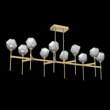 Hammerton PLB0039-69-GB-S-001-L3 - Gem Linear Belvedere Suspension-69-Gilded Brass