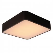 Worldwide Lighting Corp W33564MB16 - Aperture 24-Watt Matte Black Finish Integrated LEd Square Flush Mount Ceiling Light 16 in. L x 16 in