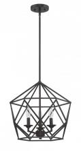 Sunset F3418-64 - 3LT 100W HARMONY CAGE MEDIUM PENDANT