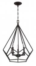 Sunset F3423-64 - 3LT 60W CB LYRIC CAGE PENDANT