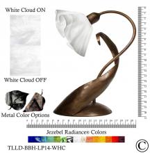 Jezebel TLLD-BBH-LP14-WHC - Lazy Daisy Lamp