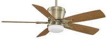 FanC Fans Fanimation MAD3260AB-B5133MOMP - Tropical One Light Antique Brass Ceiling Fan