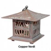 Whitehall 30069 - DRAGONFLY TEA LANTERN COPPER VERDI