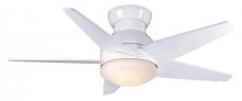 Casablanca AEP C35G11L - Two Light Snow White Hugger Ceiling Fan