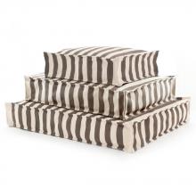 Pine Cone Hill RDB187-WOS - Fresh American Trimaran Stripe Charcoal/Ivory Indoor/Outdoor Wouf 18x24x6