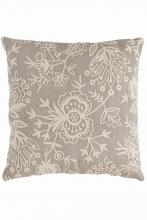 Pine Cone Hill FCPDP22 - Fresh American Flora Crewel Platinum indoor/outdoor pillow 22"x22"