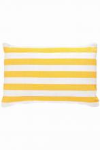 Pine Cone Hill RDB232-DP24 - Fresh American Trimaran Stripe Daffodil/White indoor/outdoor pillow 24"x16"