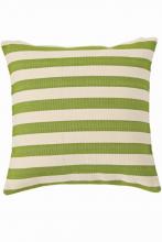 Pine Cone Hill RDB193-DP22 - Fresh American Trimaran Stripe Sprout/Ivory indoor/outdoor pillow 22"x22"