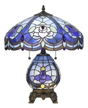 CAL Lighting BO-2799TB - 19.33" Height Resin Table Lamp in Tiffany Finish