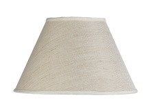 CAL Lighting SH-1101 - 11" Tall Beige Round Linen Shade