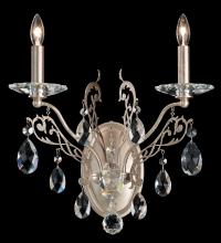 Schonbek 1870 FE7002N-22H - Filigrae 2 Light 120V Wall Sconce in Heirloom Gold with Heritage Handcut Crystal