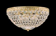 Schonbek 1870 1562-76O - Petit Crystal 5 Light 120V Flush Mount in Heirloom Bronze with Optic Crystal