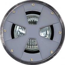 Dabmar LV307-LED4-GY-SLV - WELL LIGHT W/DRIVEOVER CVR W/ SLV 4W LED PAR36 12V