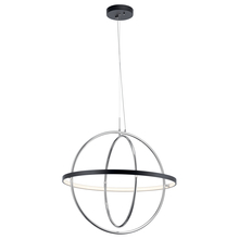 Kichler 84162 - Arvo™ Large LED Orb Chandelier Matte Black