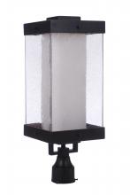 Craftmade ZA5625-MN - Hayner 1 Light Outdoor Post Mount in Midnight