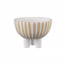 ELK Home Plus H0017-10643 - Booth Striped Bowl - Small (2 pack) (2 pack)