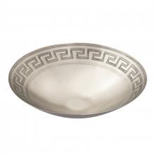 ELK Home Plus H0807-10670 - Greek Key Centerpiece Bowl - Nickel