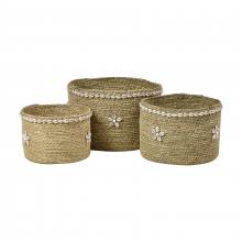 ELK Home Plus S0067-11267/S3 - Hanks Basket - Set of 3 Natural