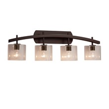 Justice Design Group FSN-8594-30-SEED-DBRZ - Archway 4-Light Bath Bar