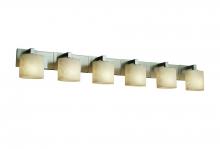 Justice Design Group CLD-8926-20-NCKL - Modular 6-Light Bath Bar