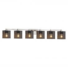 Justice Design Group MSH-8436-30-NCKL - Regency 6-Light Bath Bar