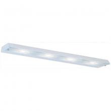 International LXD40D-P - Four Light White Undercabinet Strip