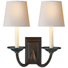 Visual Comfort & Co. Signature Collection CHD 1496AI-NP - Flemish Double Sconce