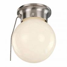 Trans Globe 3606P ROB - 1LT FLUSH-GLOBE-PULL CHAIN-OPA